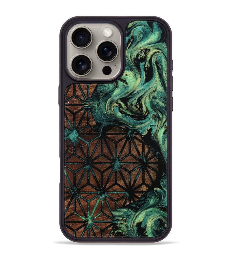 iPhone 16 Pro Max Wood Phone Case - Marla (Pattern, 802090)