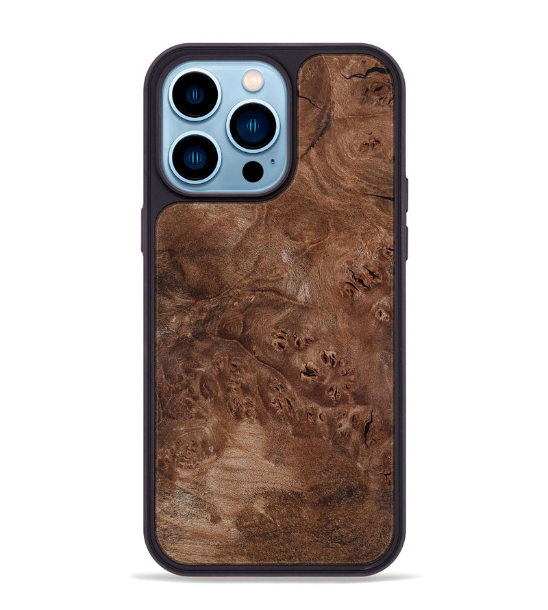 iPhone 14 Pro Max Wood Phone Case - Devin (Wood Burl, 802091)