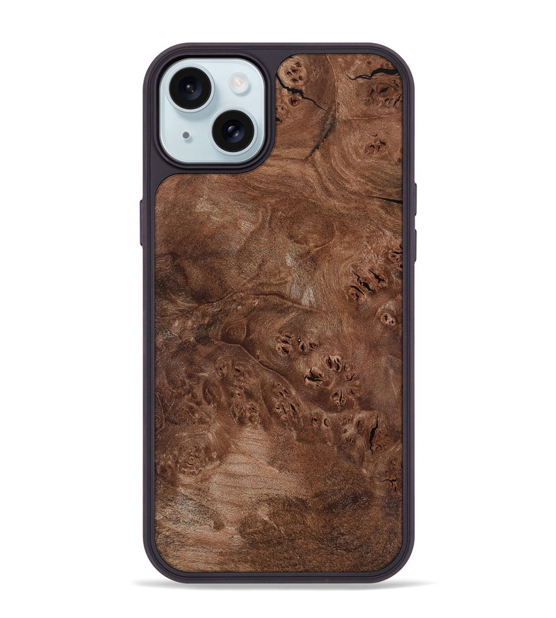 iPhone 15 Plus Wood Phone Case - Devin (Wood Burl, 802091)
