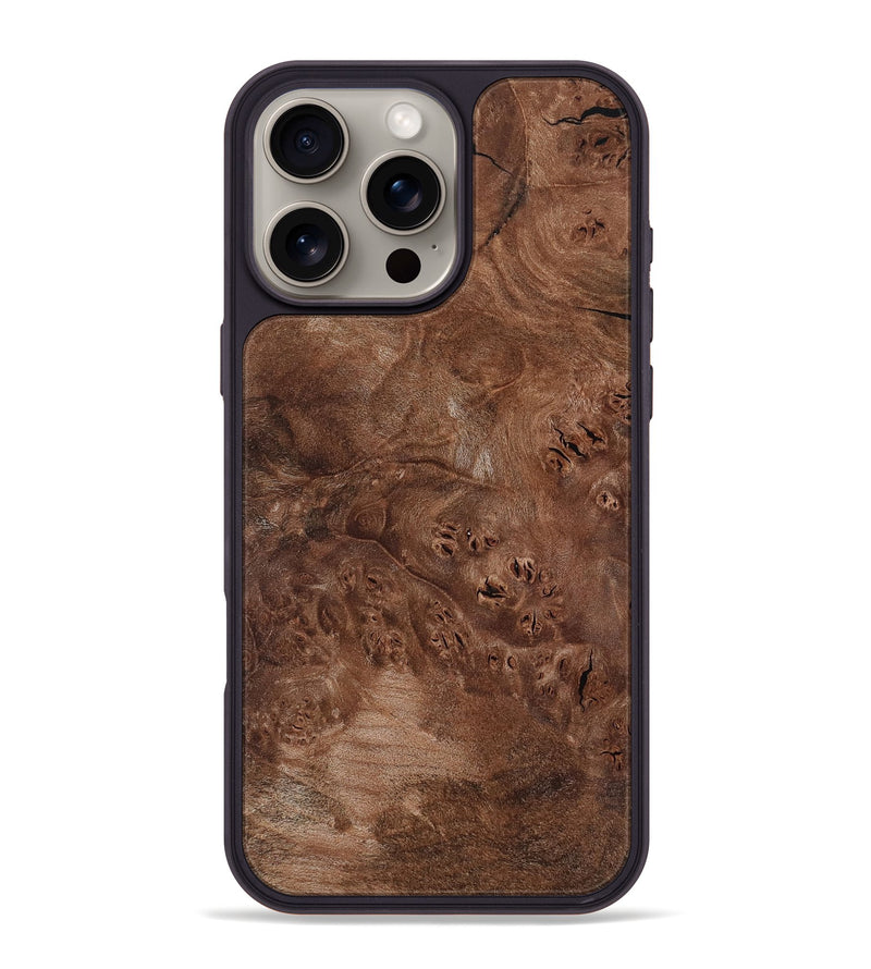 iPhone 16 Pro Max Wood Phone Case - Devin (Wood Burl, 802091)