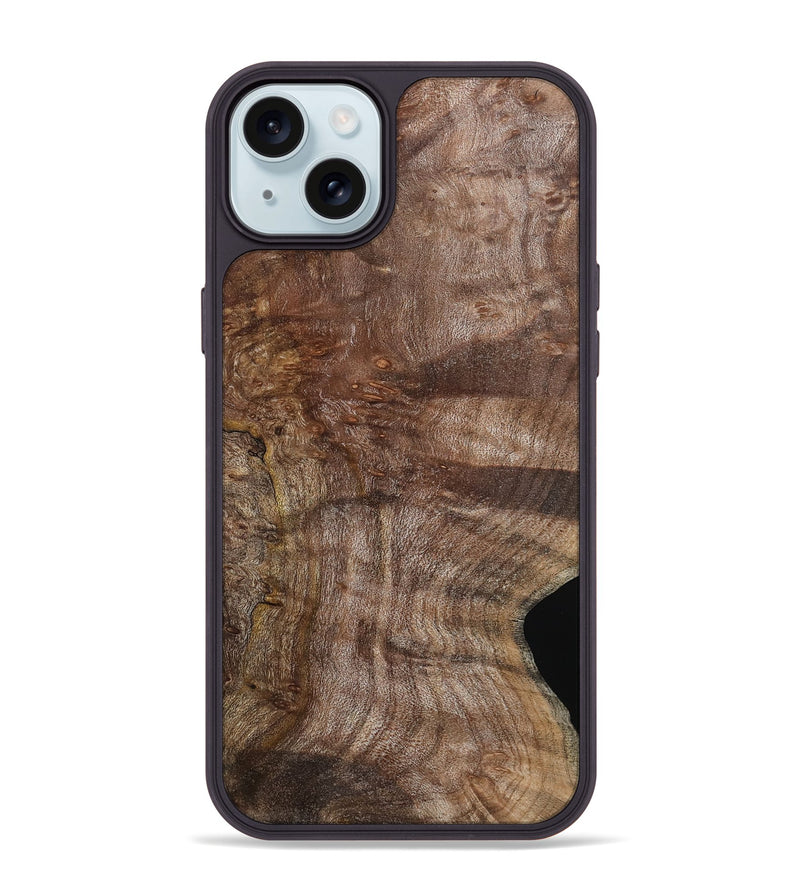 iPhone 15 Plus Wood Phone Case - Jeremie (Wood Burl, 802092)