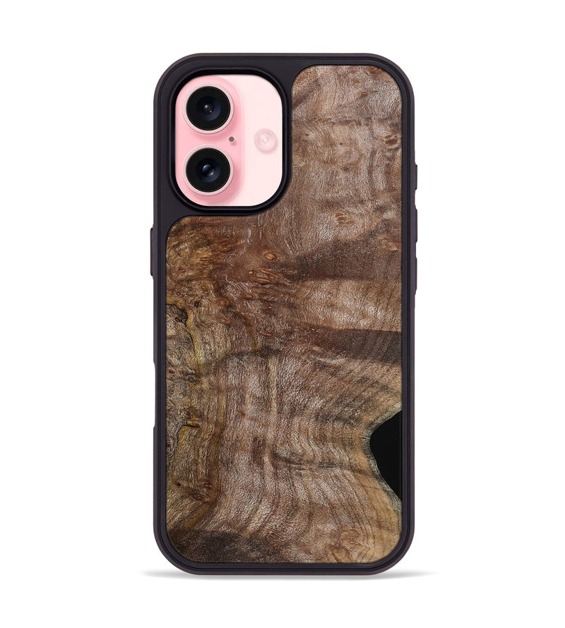 iPhone 16 Wood Phone Case - Jeremie (Wood Burl, 802092)