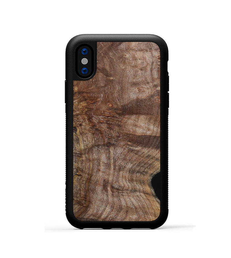 iPhone Xs Wood Phone Case - Jeremie (Wood Burl, 802092)