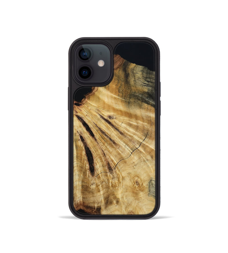 iPhone 12 mini Wood Phone Case - Seven (Wood Burl, 802094)