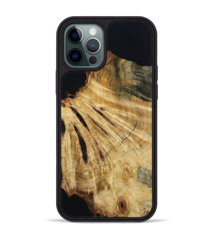 iPhone 12 Pro Max Wood Phone Case - Seven (Wood Burl, 802094)