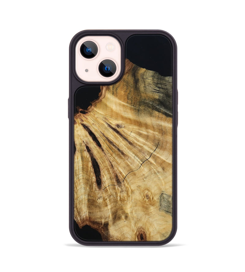 iPhone 14 Wood Phone Case - Seven (Wood Burl, 802094)