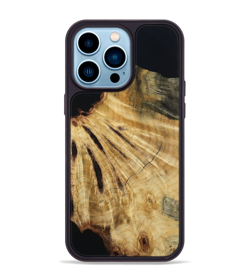 iPhone 14 Pro Max Wood Phone Case - Seven (Wood Burl, 802094)
