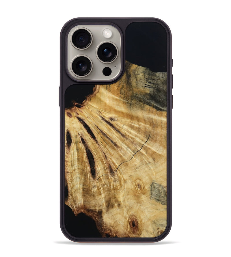 iPhone 15 Pro Max Wood Phone Case - Seven (Wood Burl, 802094)