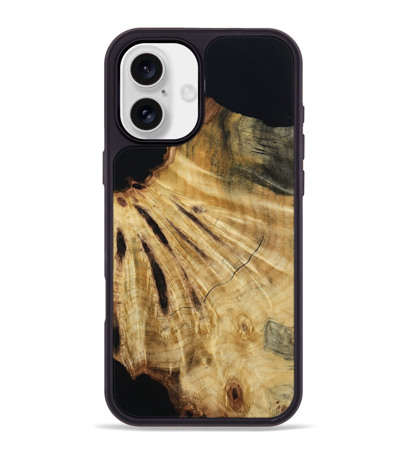 iPhone 16 Plus Wood Phone Case - Seven (Wood Burl, 802094)