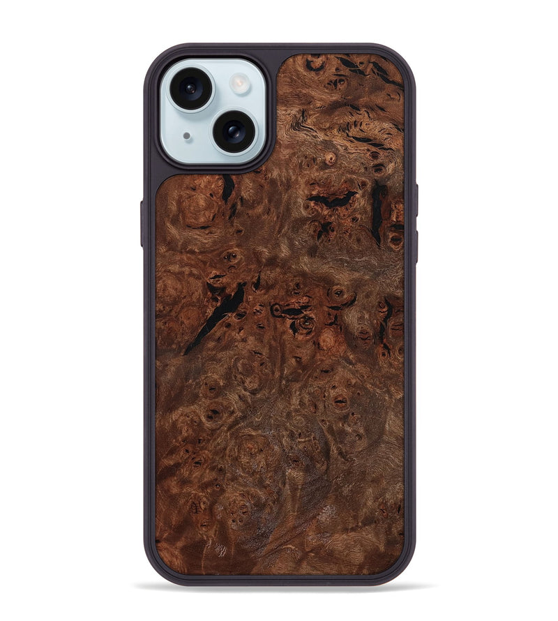 iPhone 15 Plus Wood Phone Case - Deidra (Wood Burl, 802095)