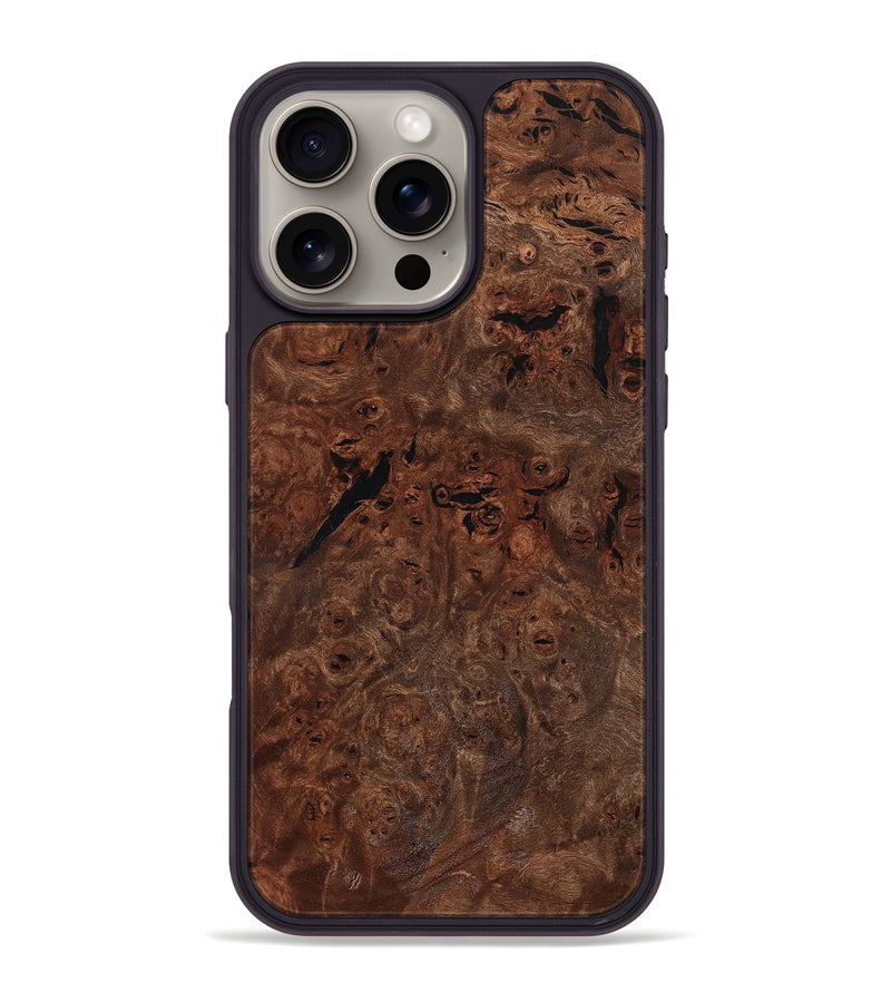 iPhone 16 Pro Max Wood Phone Case - Deidra (Wood Burl, 802095)