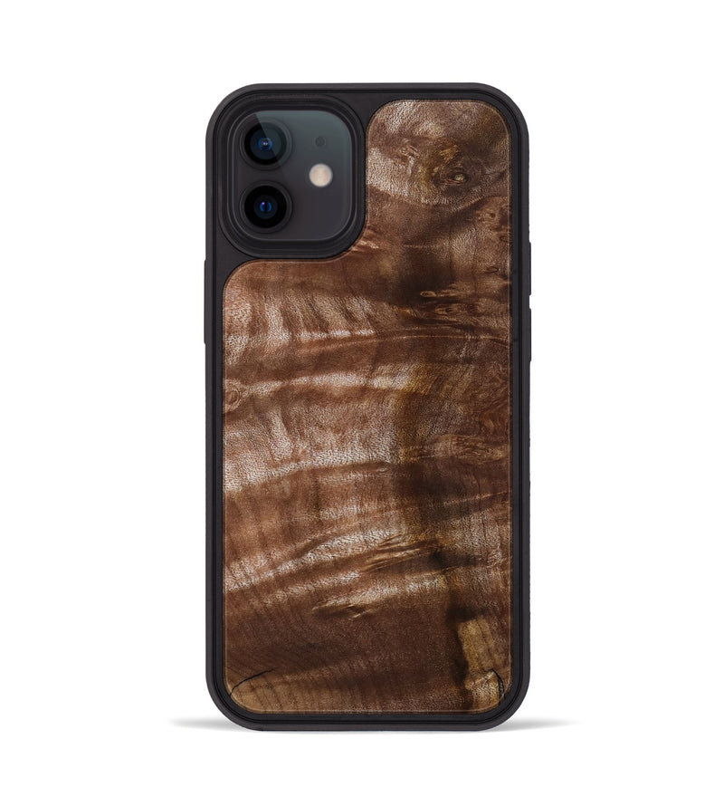 iPhone 12 Wood Phone Case - Paisley (Wood Burl, 802096)