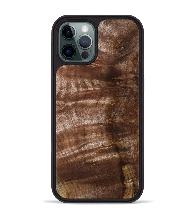 iPhone 12 Pro Max Wood Phone Case - Paisley (Wood Burl, 802096)