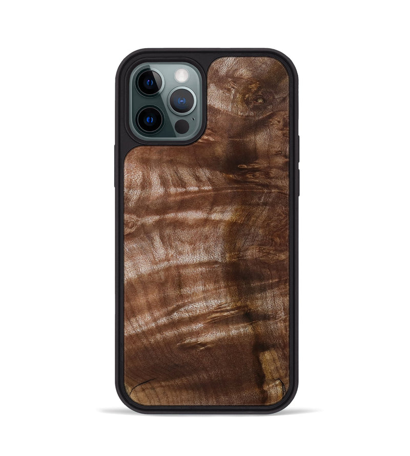 iPhone 12 Pro Wood Phone Case - Paisley (Wood Burl, 802096)