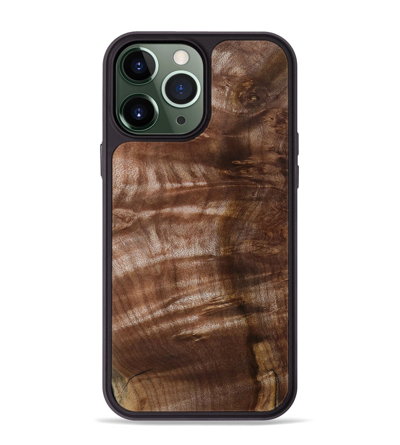 iPhone 13 Pro Max Wood Phone Case - Paisley (Wood Burl, 802096)