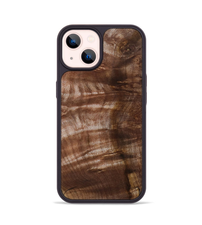 iPhone 14 Wood Phone Case - Paisley (Wood Burl, 802096)