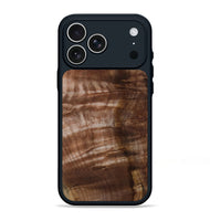 iPhone 17 Pro Max Wood Phone Case - Paisley (Wood Burl, 802096)