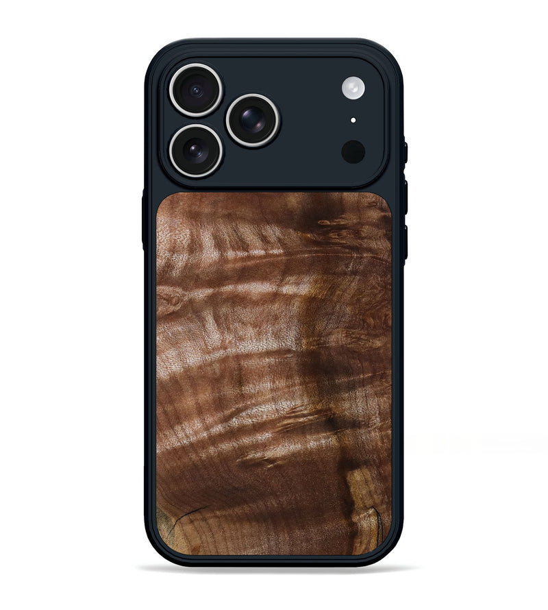 iPhone 17 Pro Max Wood Phone Case - Paisley (Wood Burl, 802096)