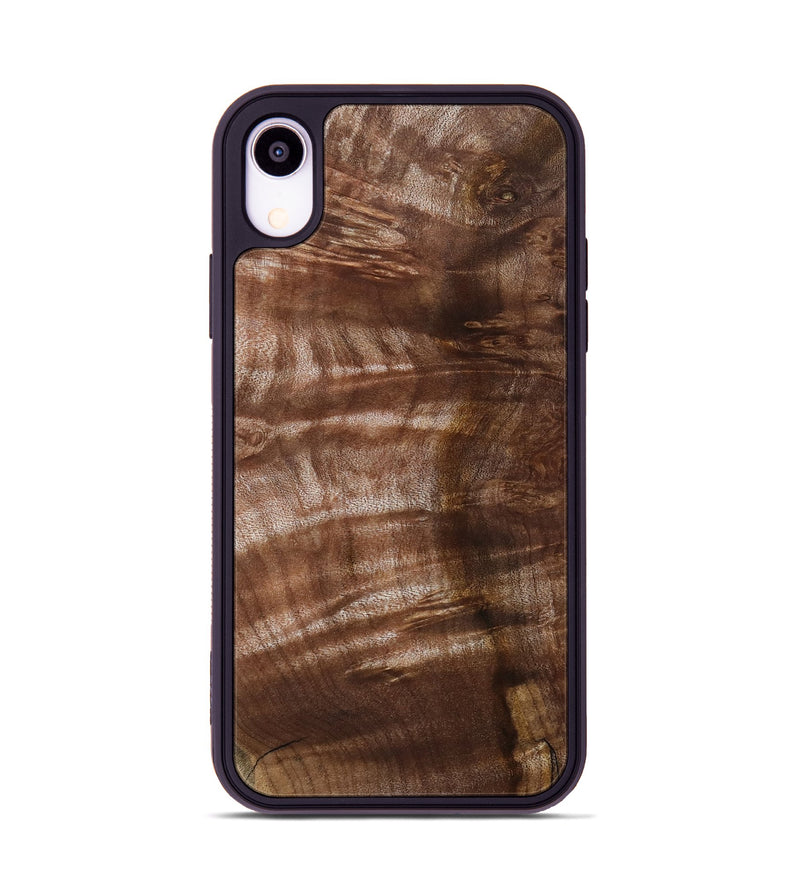 iPhone Xr Wood Phone Case - Paisley (Wood Burl, 802096)