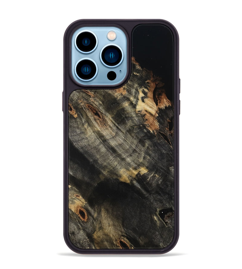 iPhone 14 Pro Max Wood Phone Case - Aubrey (Wood Burl, 802097)