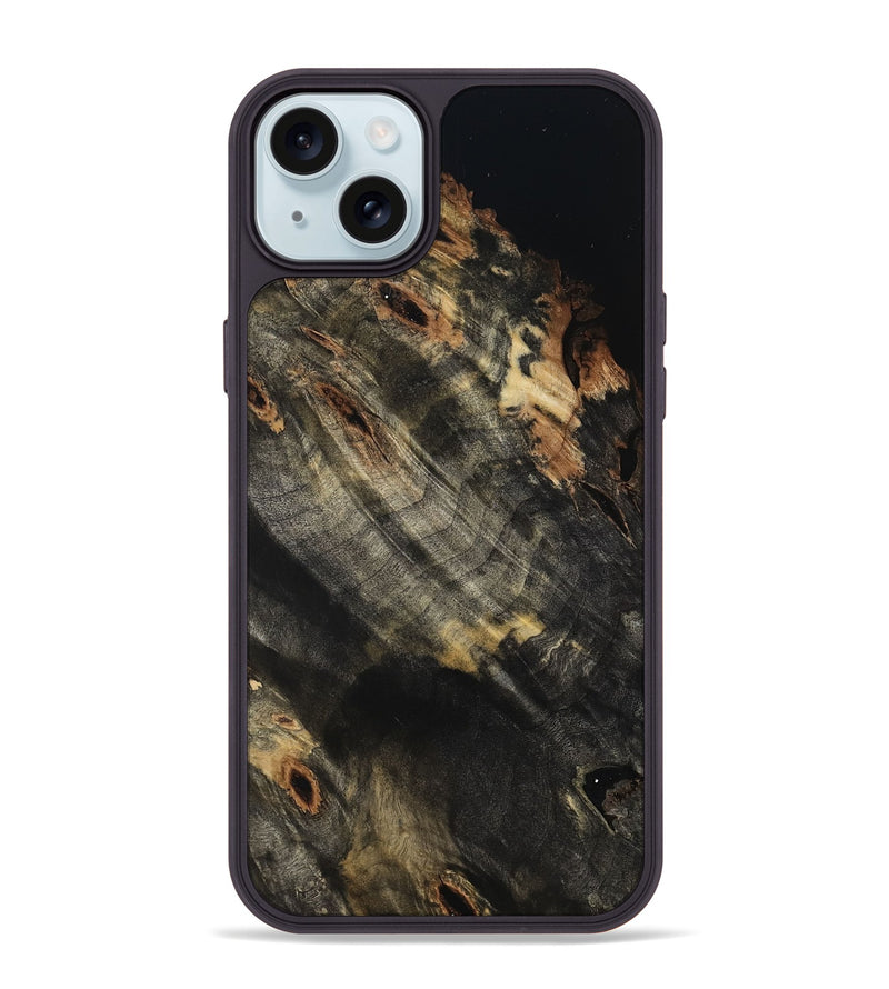 iPhone 15 Plus Wood Phone Case - Aubrey (Wood Burl, 802097)