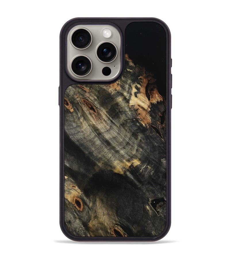 iPhone 15 Pro Max Wood Phone Case - Aubrey (Wood Burl, 802097)