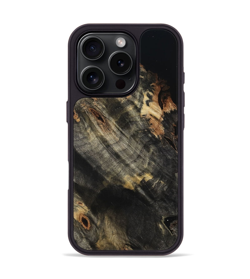 iPhone 16 Pro Wood Phone Case - Aubrey (Wood Burl, 802097)