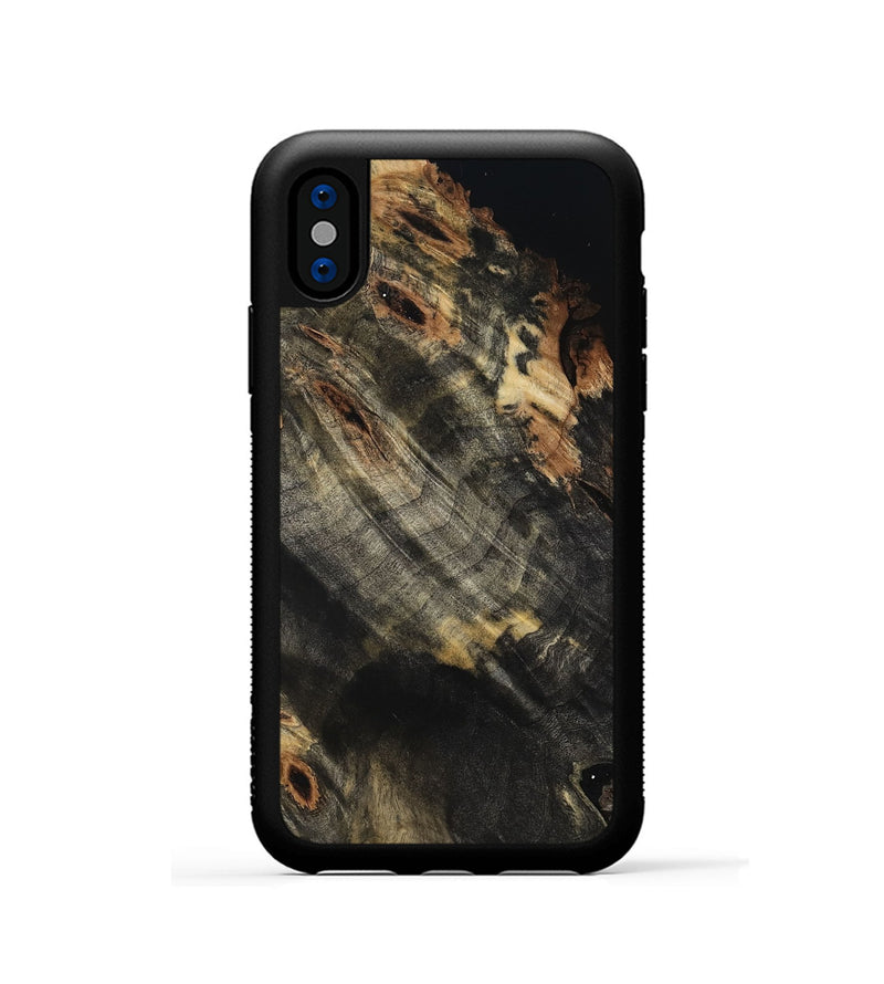 iPhone Xs Wood Phone Case - Aubrey (Wood Burl, 802097)