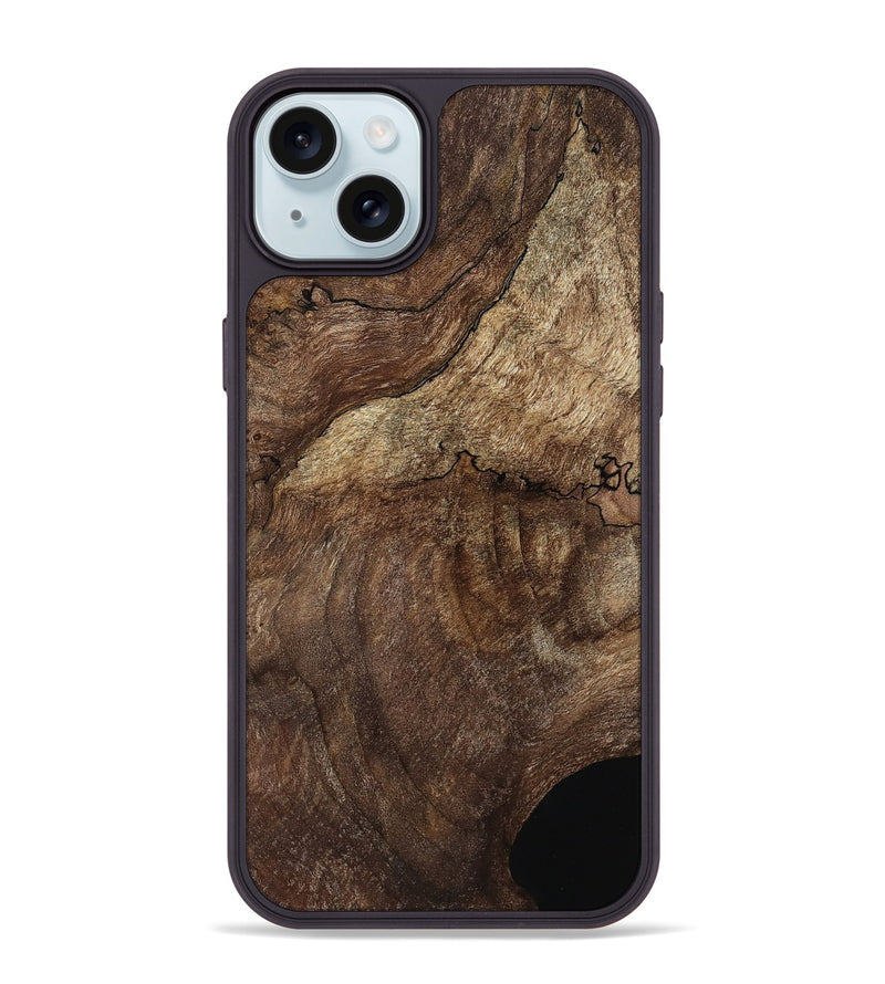 iPhone 15 Plus Wood Phone Case - Analia (Wood Burl, 802098)
