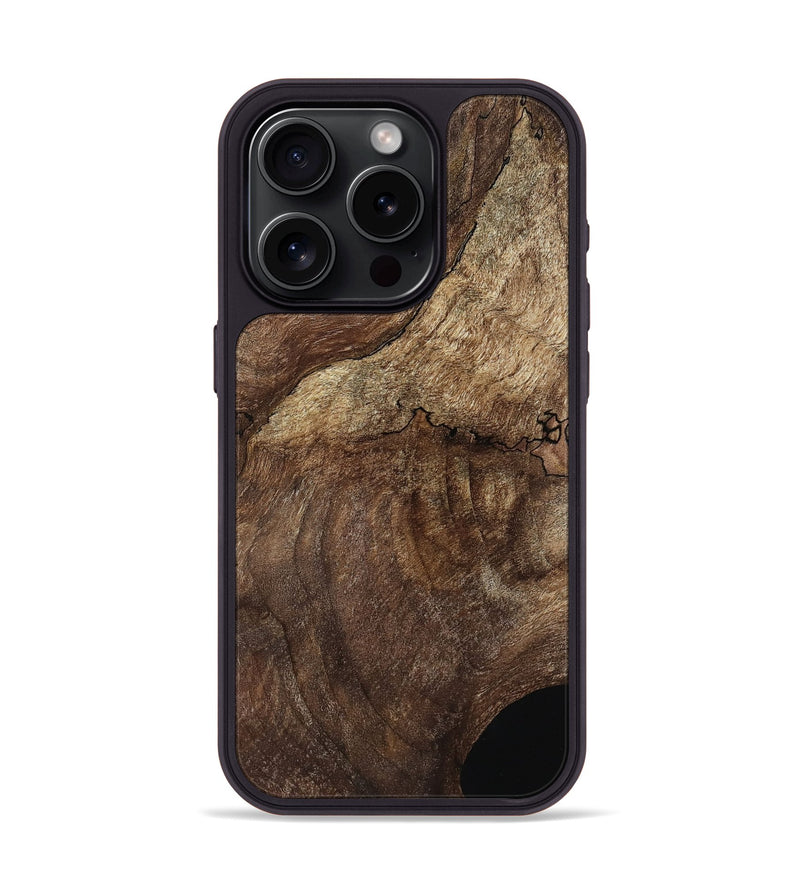 iPhone 15 Pro Wood Phone Case - Analia (Wood Burl, 802098)
