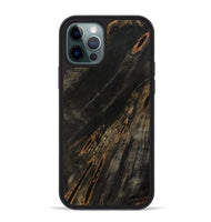 iPhone 12 Pro Max Wood Phone Case - Albin (Wood Burl, 802099)