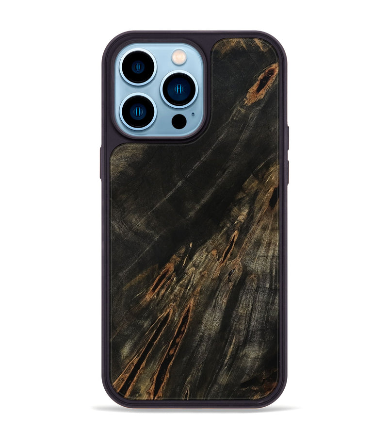 iPhone 14 Pro Max Wood Phone Case - Albin (Wood Burl, 802099)