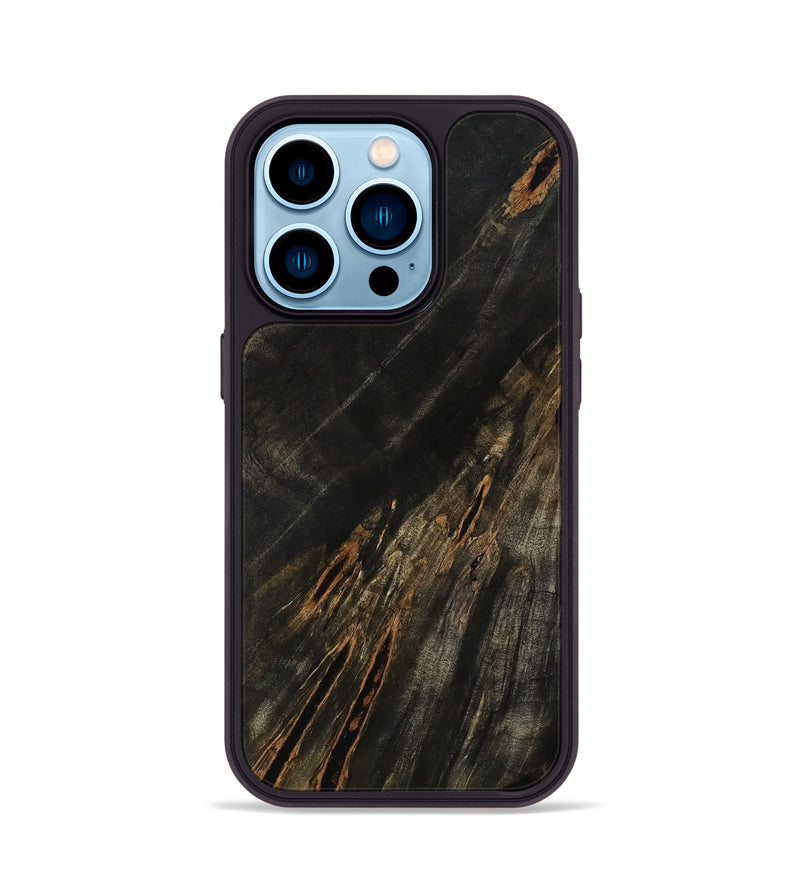 iPhone 14 Pro Wood Phone Case - Albin (Wood Burl, 802099)