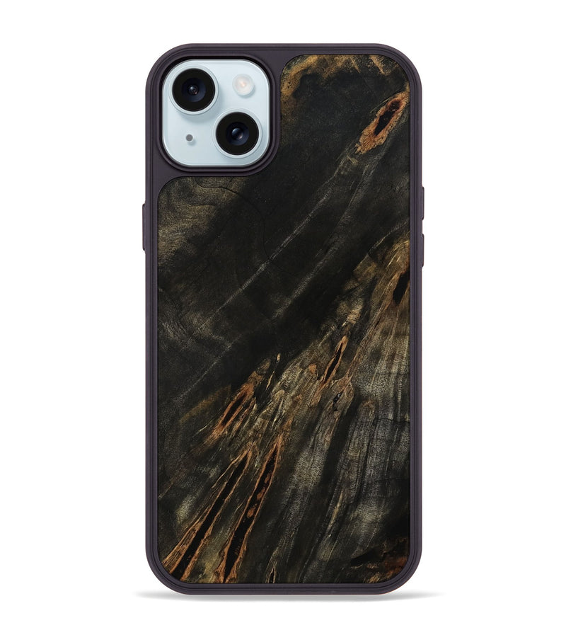 iPhone 15 Plus Wood Phone Case - Albin (Wood Burl, 802099)