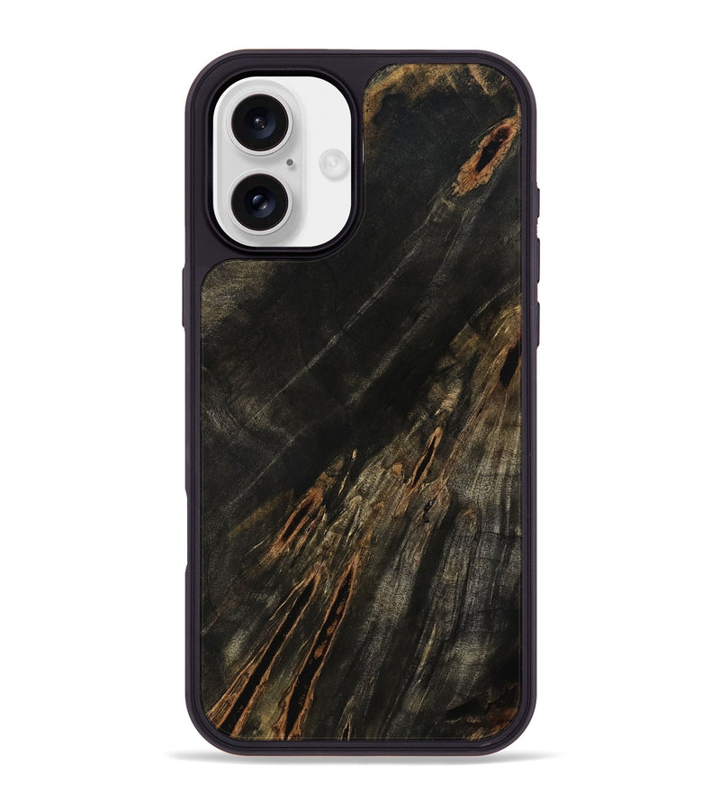 iPhone 16 Plus Wood Phone Case - Albin (Wood Burl, 802099)
