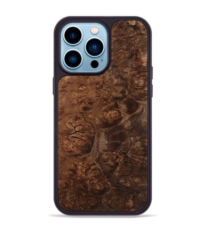 iPhone 14 Pro Max Wood Phone Case - Kaysen (Wood Burl, 802100)