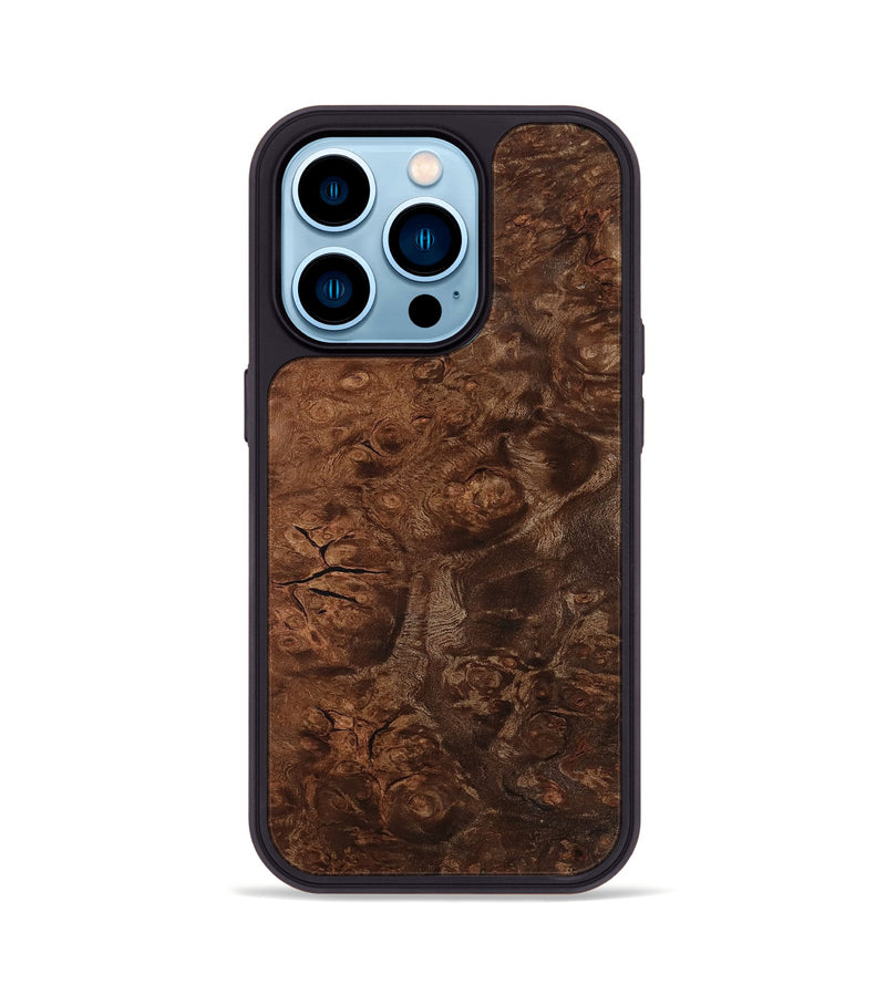 iPhone 14 Pro Wood Phone Case - Kaysen (Wood Burl, 802100)