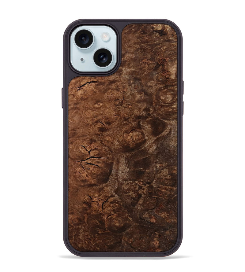 iPhone 15 Plus Wood Phone Case - Kaysen (Wood Burl, 802100)