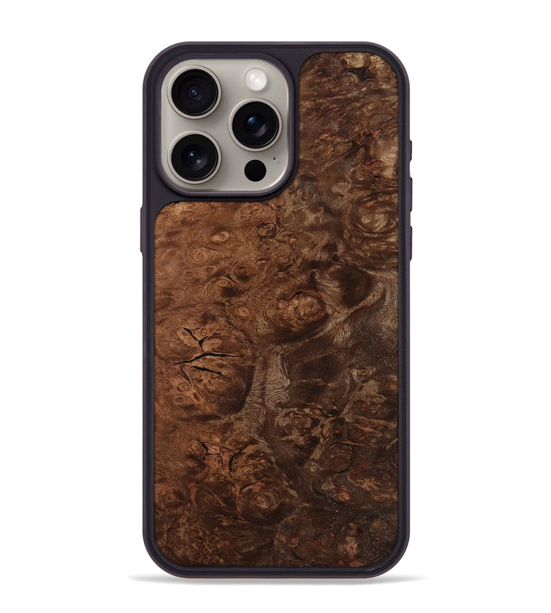 iPhone 15 Pro Max Wood Phone Case - Kaysen (Wood Burl, 802100)