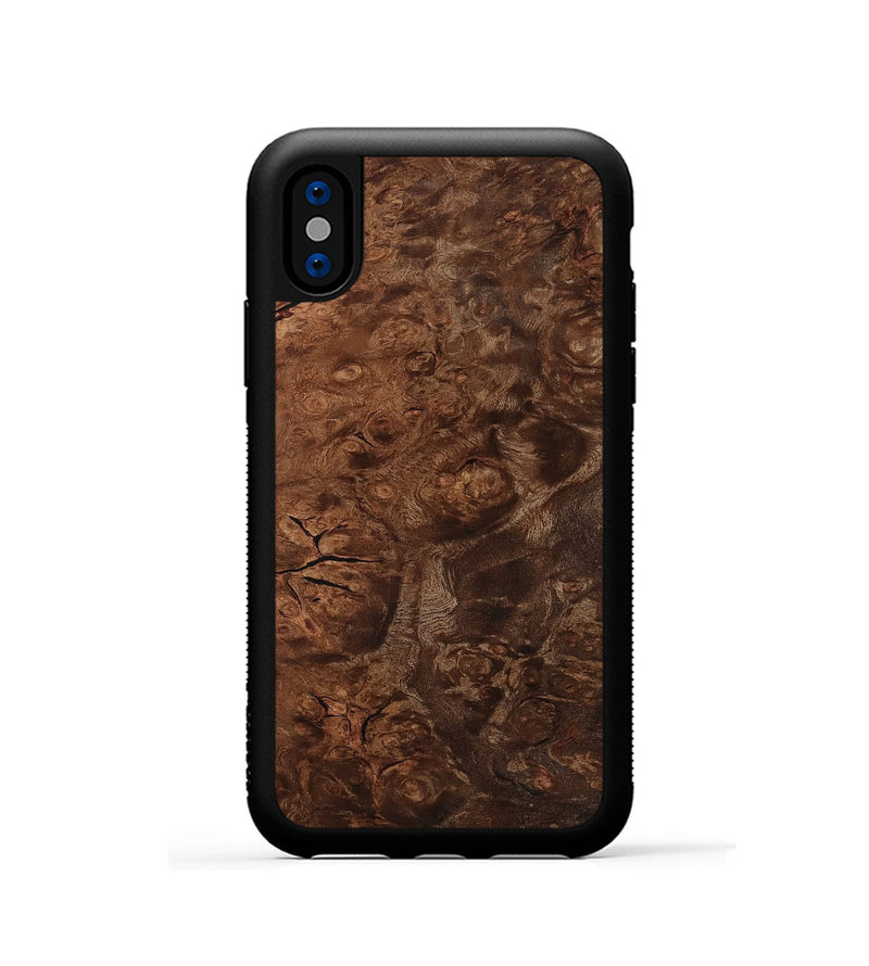 iPhone Xs Wood Phone Case - Kaysen (Wood Burl, 802100)