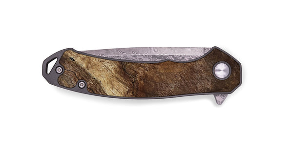 EDC Wood Pocket Knife - Corinne (Wood Burl, 802101)