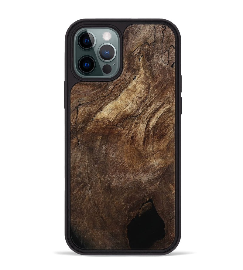 iPhone 12 Pro Max Wood Phone Case - Corinne (Wood Burl, 802101)