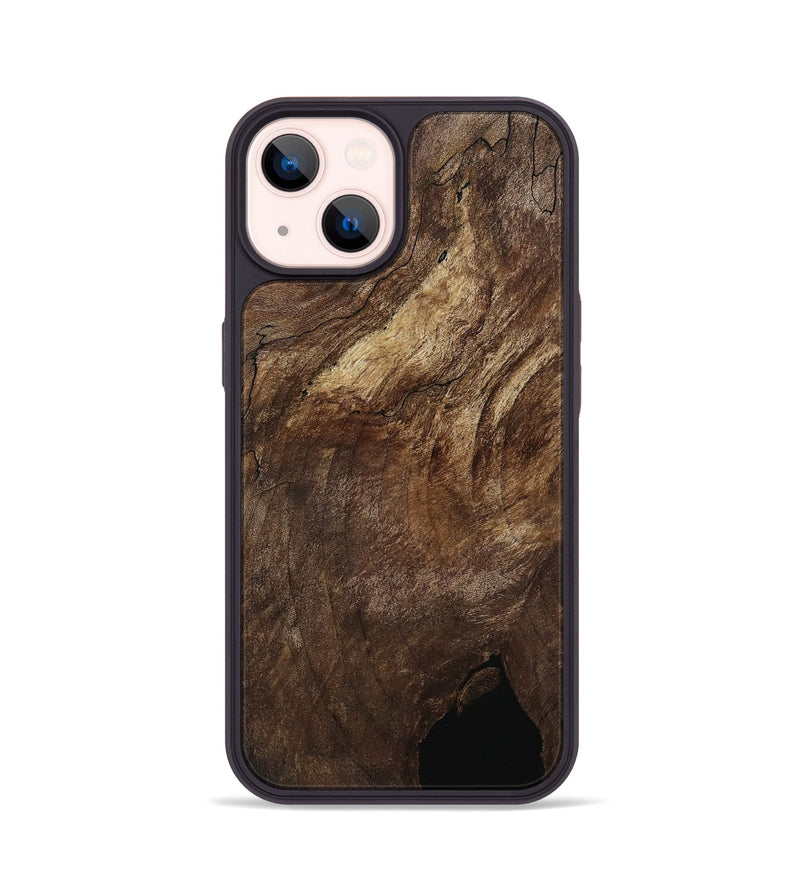 iPhone 14 Wood Phone Case - Corinne (Wood Burl, 802101)