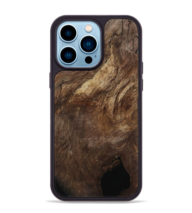 iPhone 14 Pro Max Wood Phone Case - Corinne (Wood Burl, 802101)