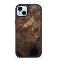 iPhone 15 Plus Wood Phone Case - Corinne (Wood Burl, 802101)