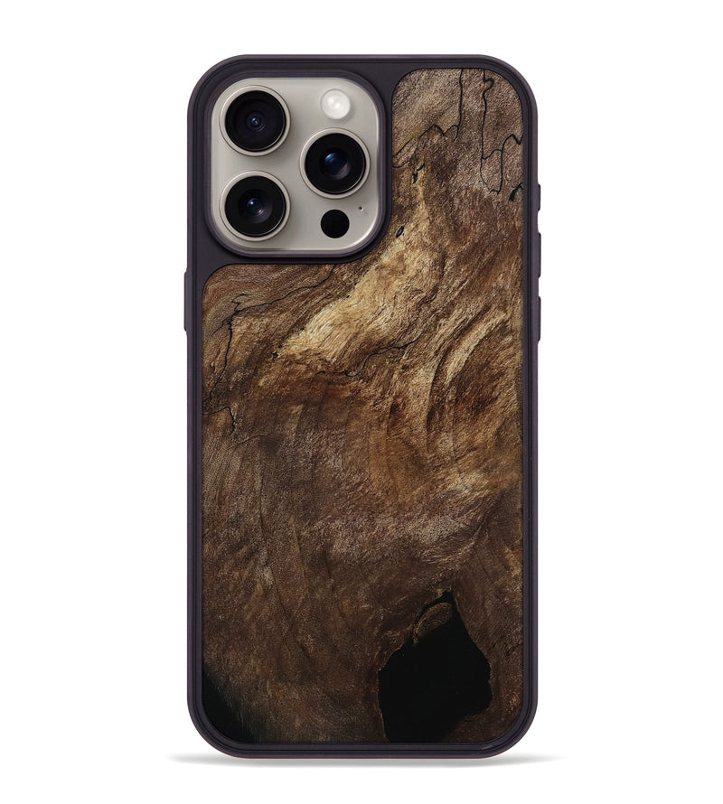 iPhone 15 Pro Max Wood Phone Case - Corinne (Wood Burl, 802101)