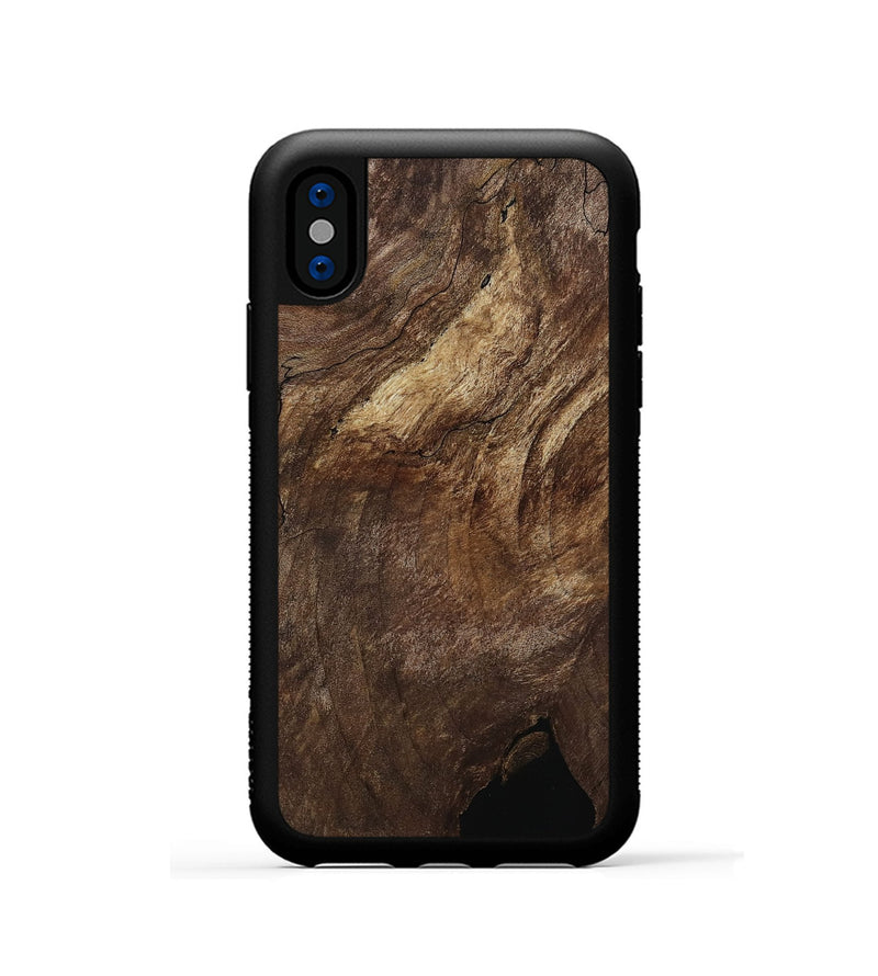 iPhone Xs Wood Phone Case - Corinne (Wood Burl, 802101)