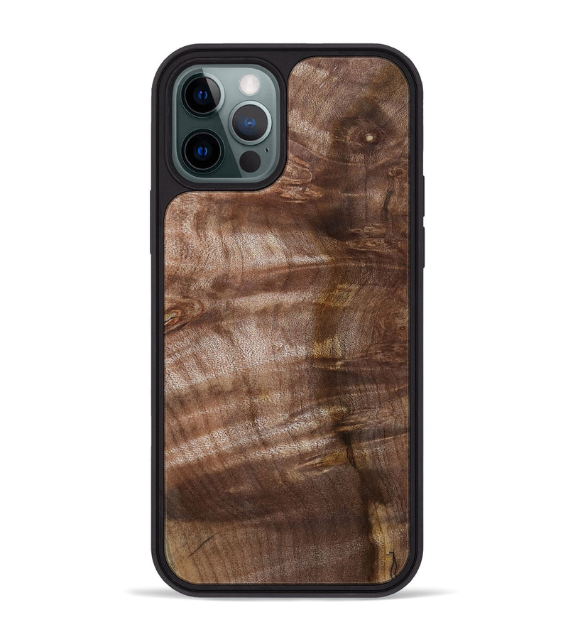 iPhone 12 Pro Max Wood Phone Case - Keagan (Wood Burl, 802102)
