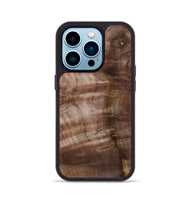 iPhone 14 Pro Wood Phone Case - Keagan (Wood Burl, 802102)