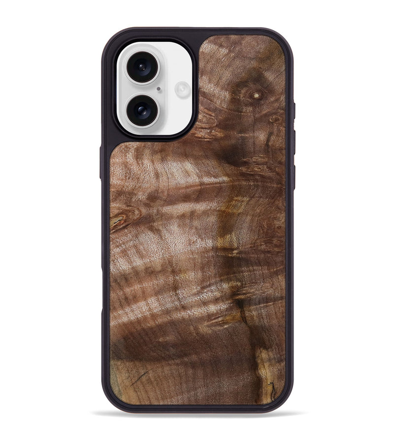 iPhone 16 Plus Wood Phone Case - Keagan (Wood Burl, 802102)